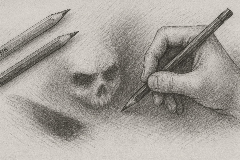 Mastering Pencil Pressure and Grades for Creepy Drawings
