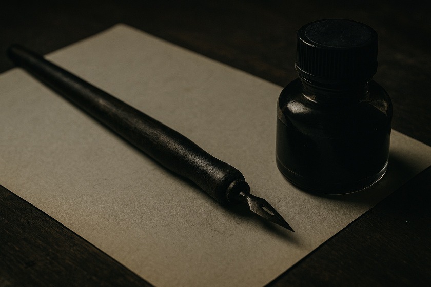 Ink and Dip Pens for Drawing