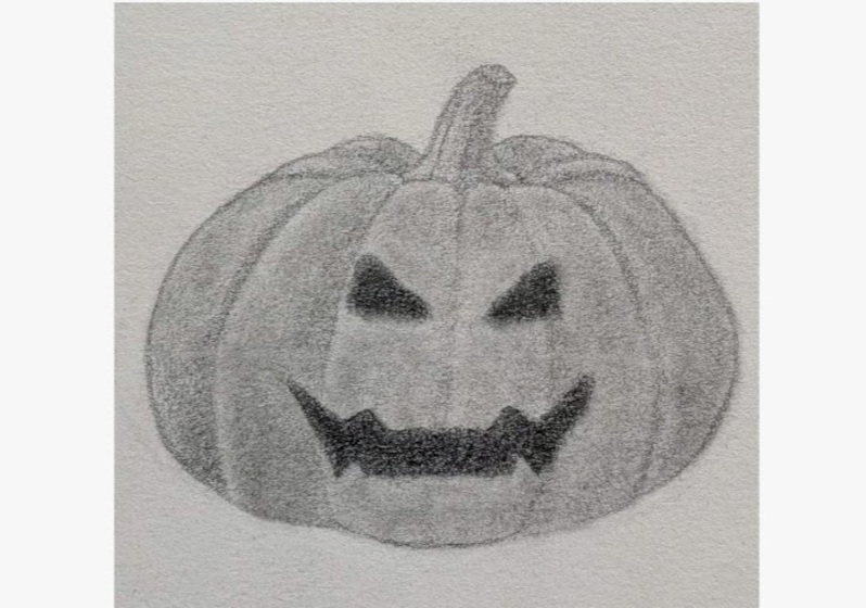 Creepy Pumpkin Drawing Tutorial for Beginners